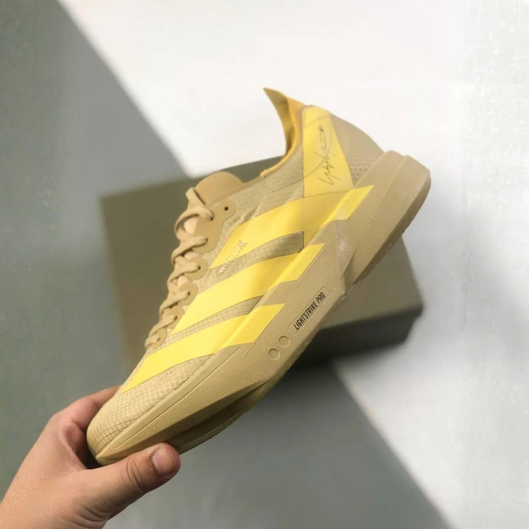 Tênis Adidas Adizero Adios Pro 4 Y3 Bege/Preto