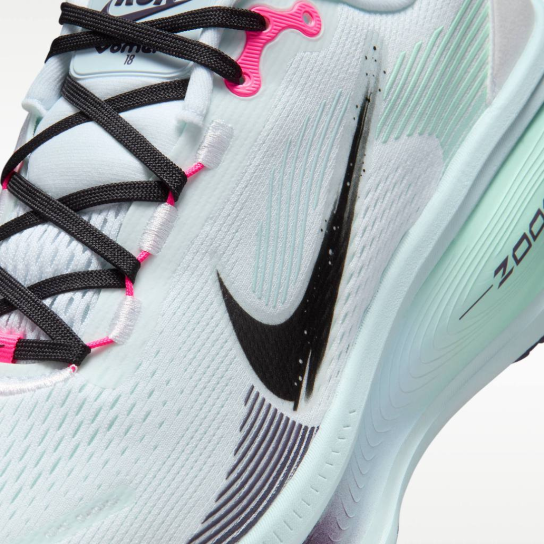 Tênis Nike Vomero 18 - Azul Glacial/Rosa