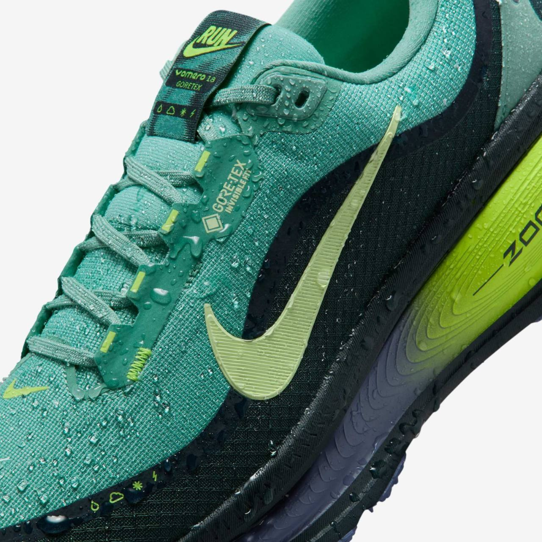 Tênis Nike Vomero 18 GORE-TEX - Verde/Preto