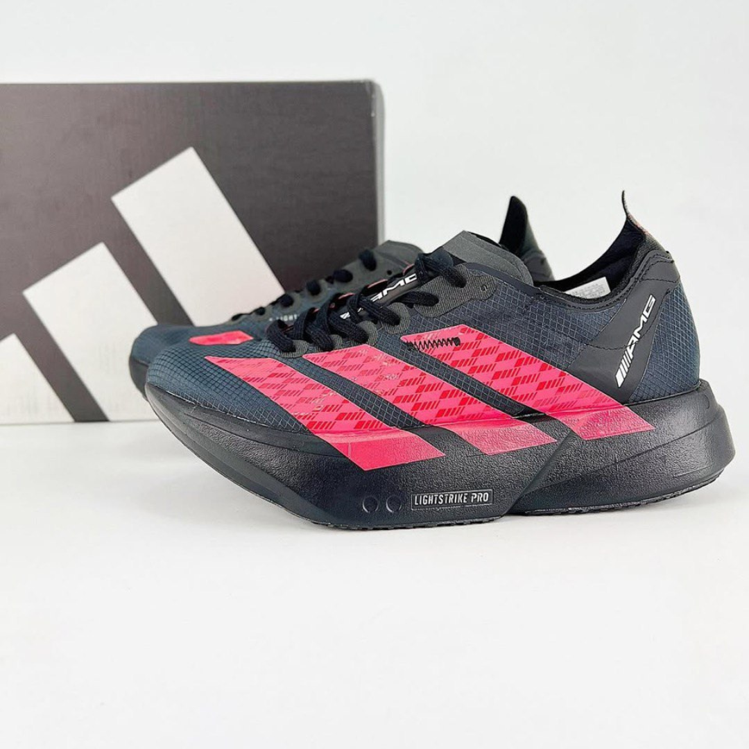 Tênis Adidas Adizero Adios Pro 4 Mercedes AMG Preto/Vermelho Lúcido