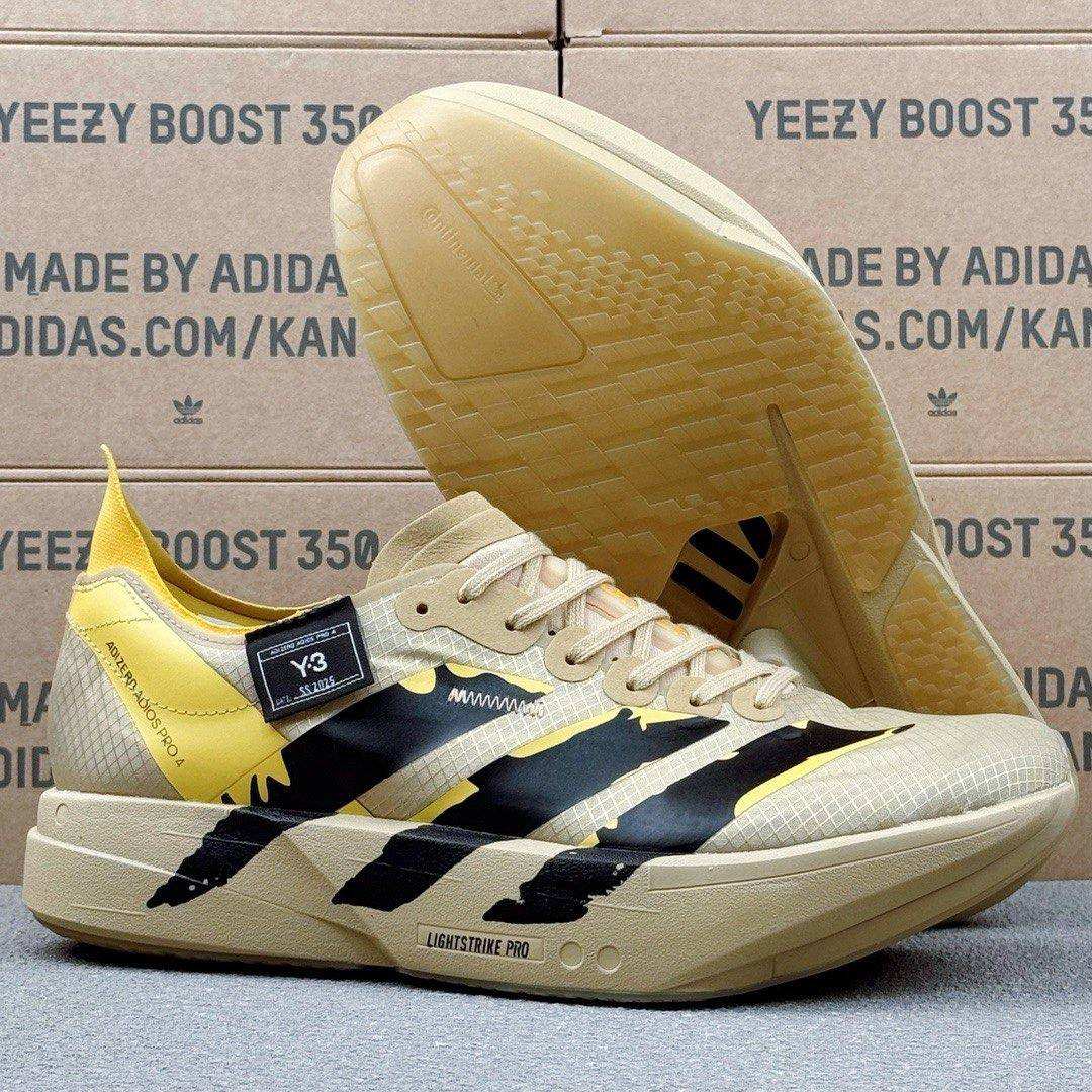 Tênis Adidas Adizero Adios Pro 4 Y3 Bege/Preto