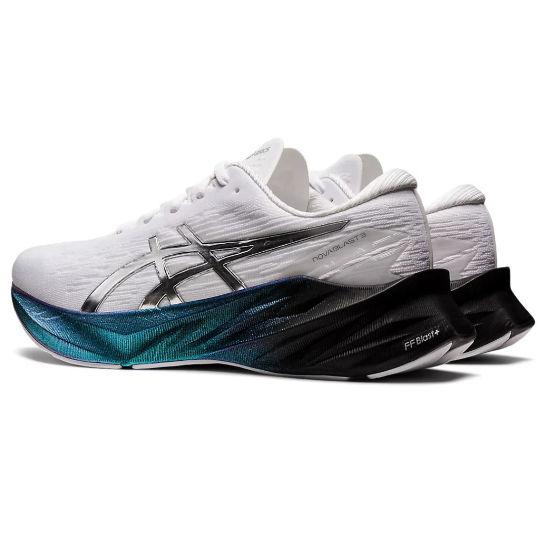 Tênis Asics Novablast 3 White Blue