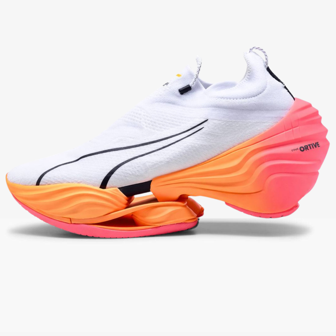 Tênis Puma Fast-RB Nitro Elite - Branco/Laranja/Rosa