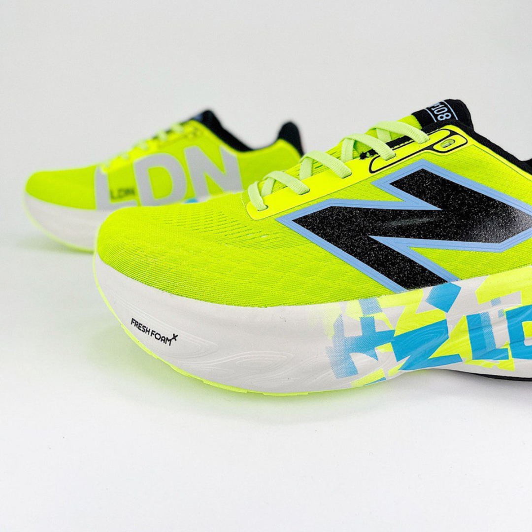 Tênis New Balance Fresh Foam X 1080 V14 London - Verde Fluorescente