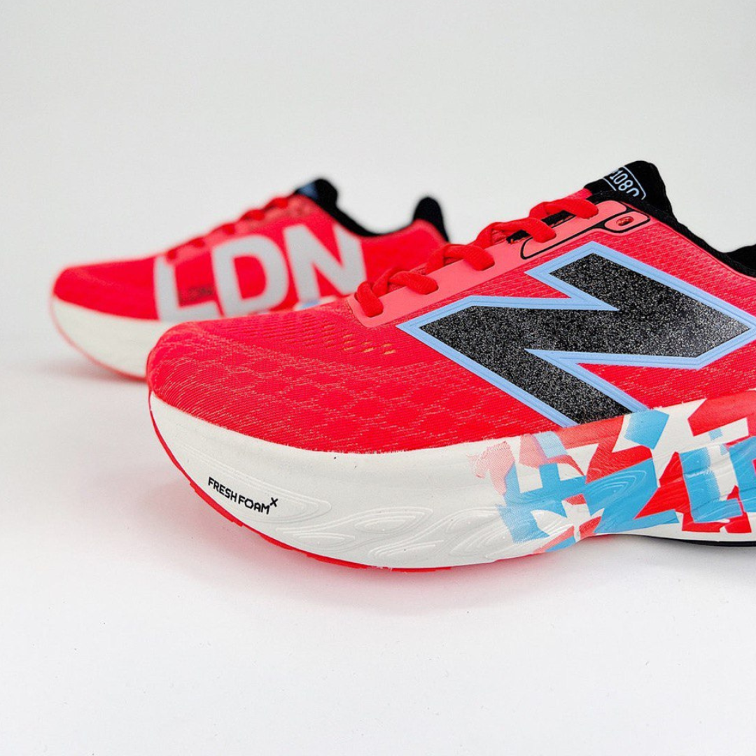 Tênis New Balance Fresh Foam X 1080 V14 London - Vermelho