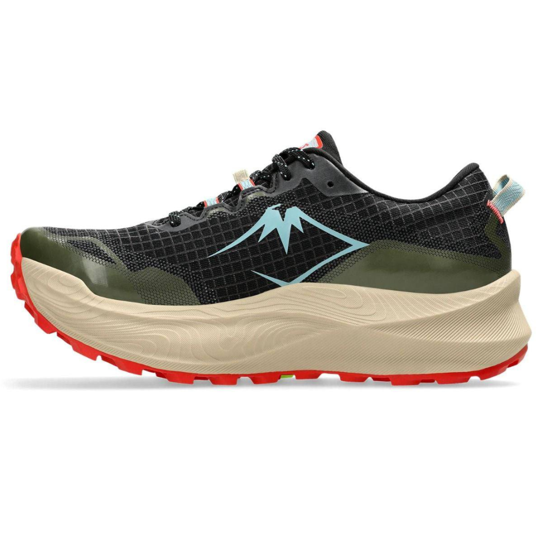 Tênis Asics Trabuco Max 3 - Verde Oliva/Vermelho