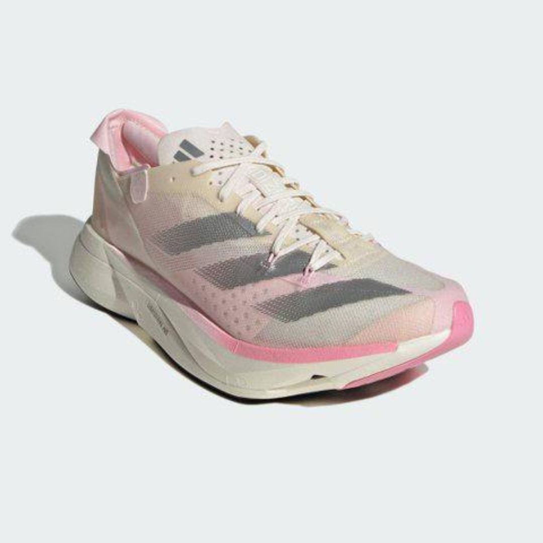 Tênis Adidas Adizero Adios Pro 3 - Branco/Rosa Claro