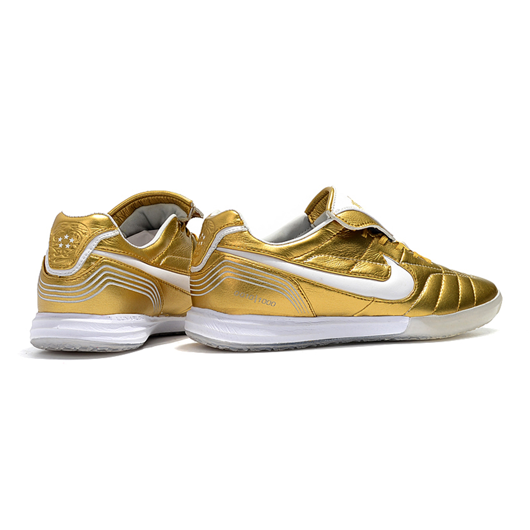 Chuteira Nike Tiempo Legend 7 Elite Futsal R10 - Gold