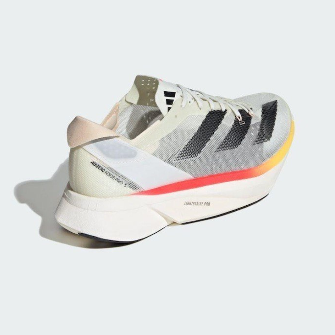 Tênis Adidas Adizero Adios Pro 3 - Bege/Preto/Laranja