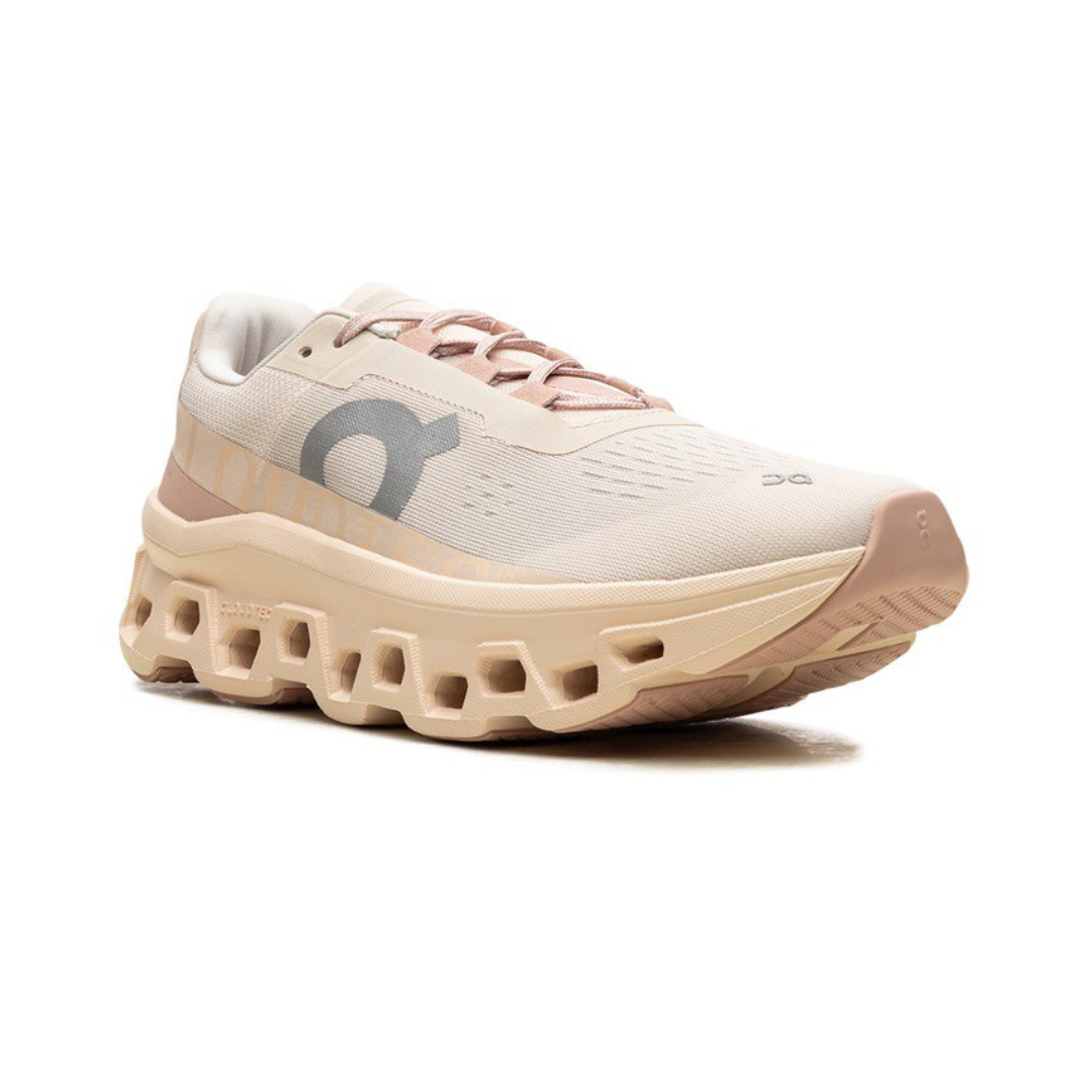 Tênis On Running Cloudmonster WMNS "Moon/Fawn"