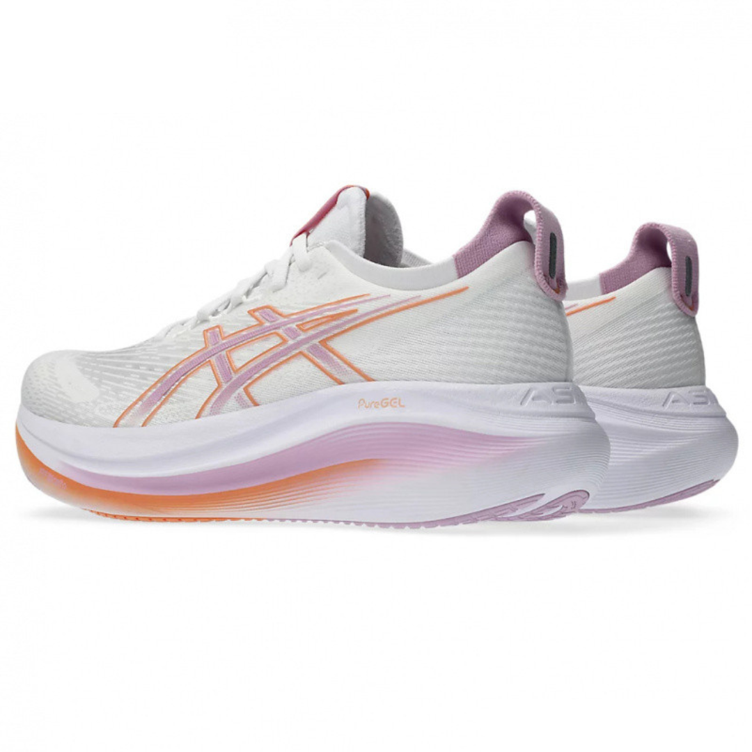 Tênis Asics Gel - Nimbus 27 - Branco/Lilás