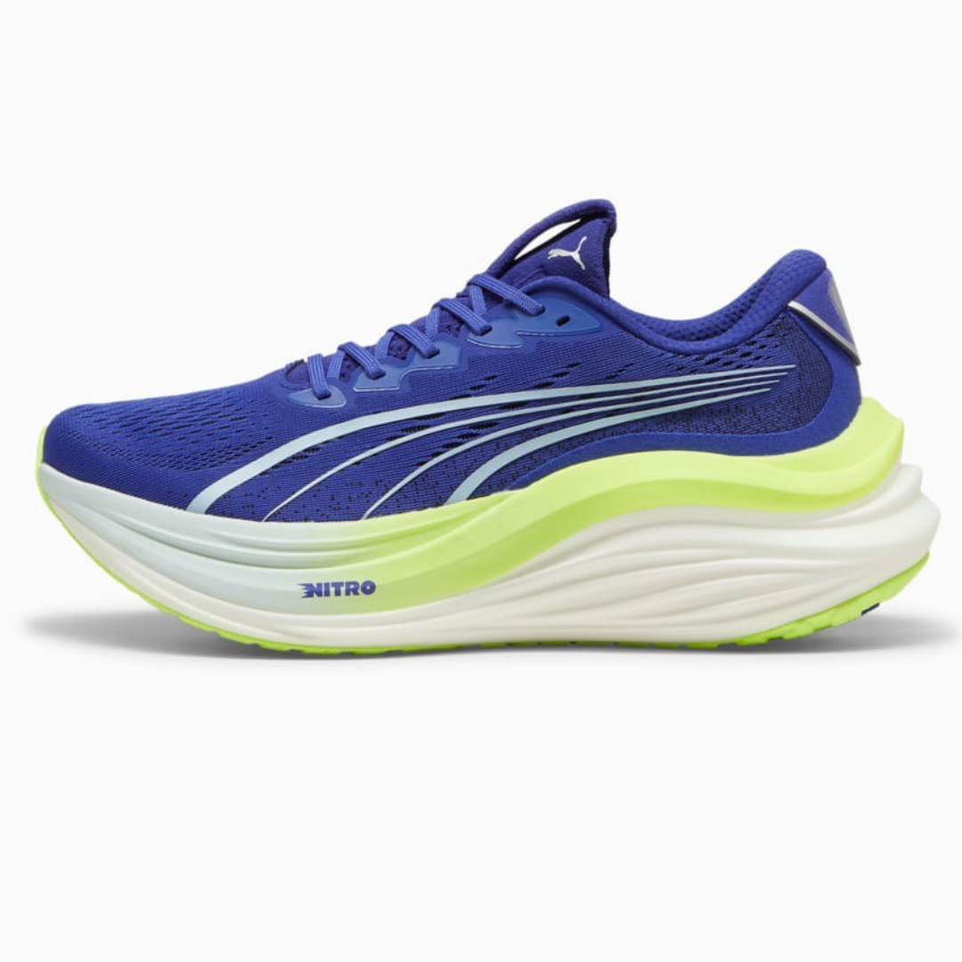 Tênis Puma MagMax NITRO - Azul com Verde