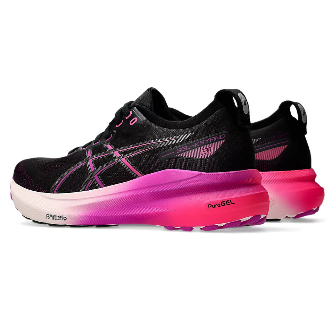 Tênis Asics Gel-Kayano 31 Preto com Rosa