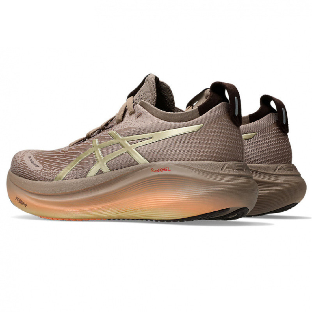 Tênis Asics Gel - Nimbus 27 Luxe - Dourado/Marrom