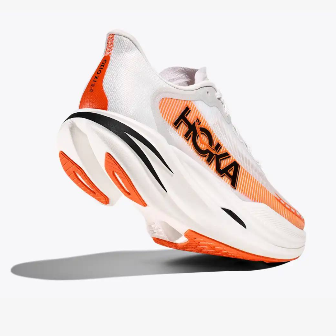 Tênis Hoka Cielo X1 2.0 Unissex - Branco/Vermelho