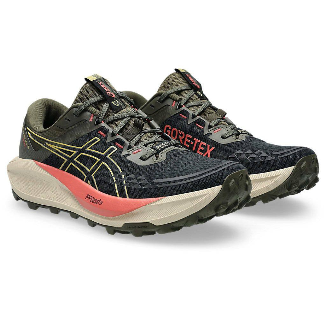 Tênis Asics Gel Trabuco 13 - Verde Oliva/Vermelho