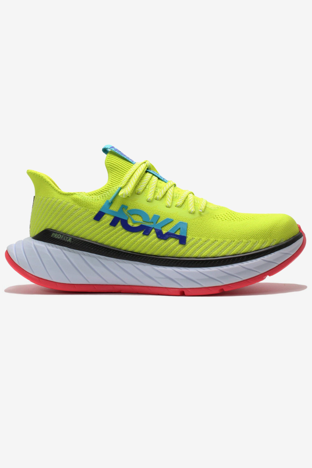 Tênis Hoka Carbon X3 - Verde/Vermelho