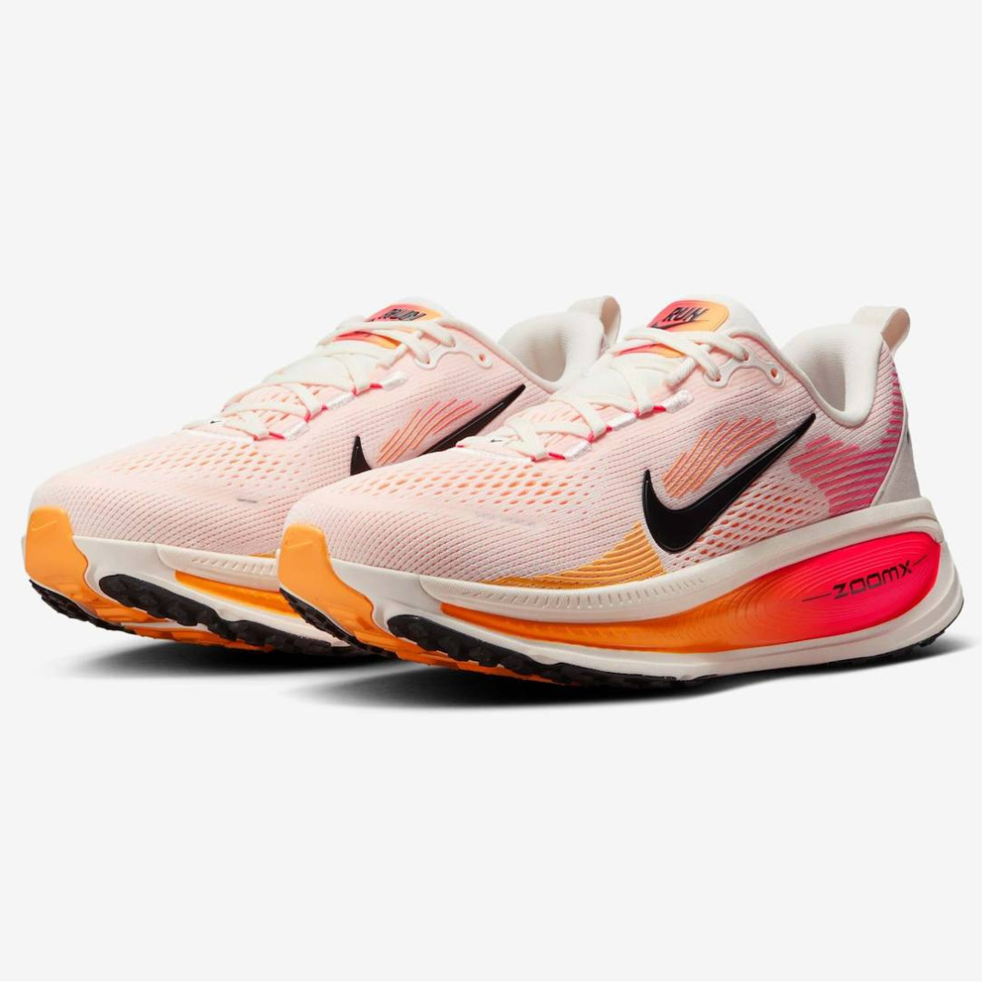 Tênis Nike Vomero 18 - Branco/Laranja