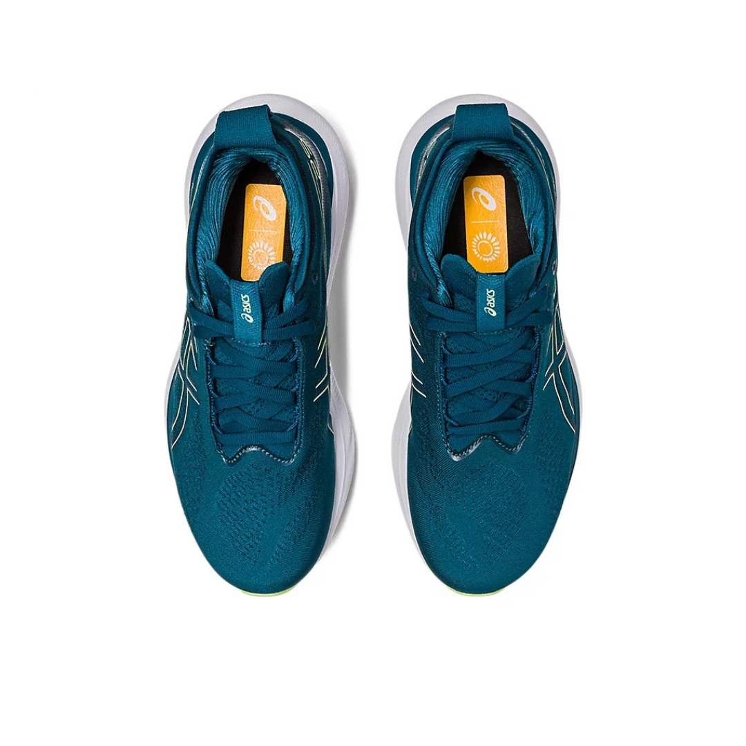 Tênis Asics Gel - Nimbus™ 25 Azul com Verde