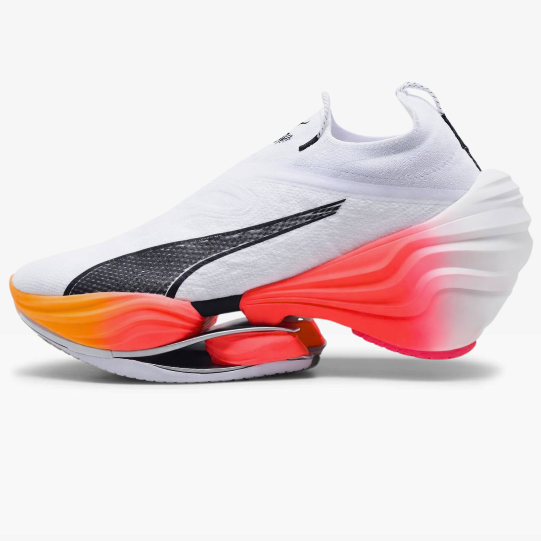 Tênis Puma Fast-RB Nitro Elite - Branco/Rosa/Laranja