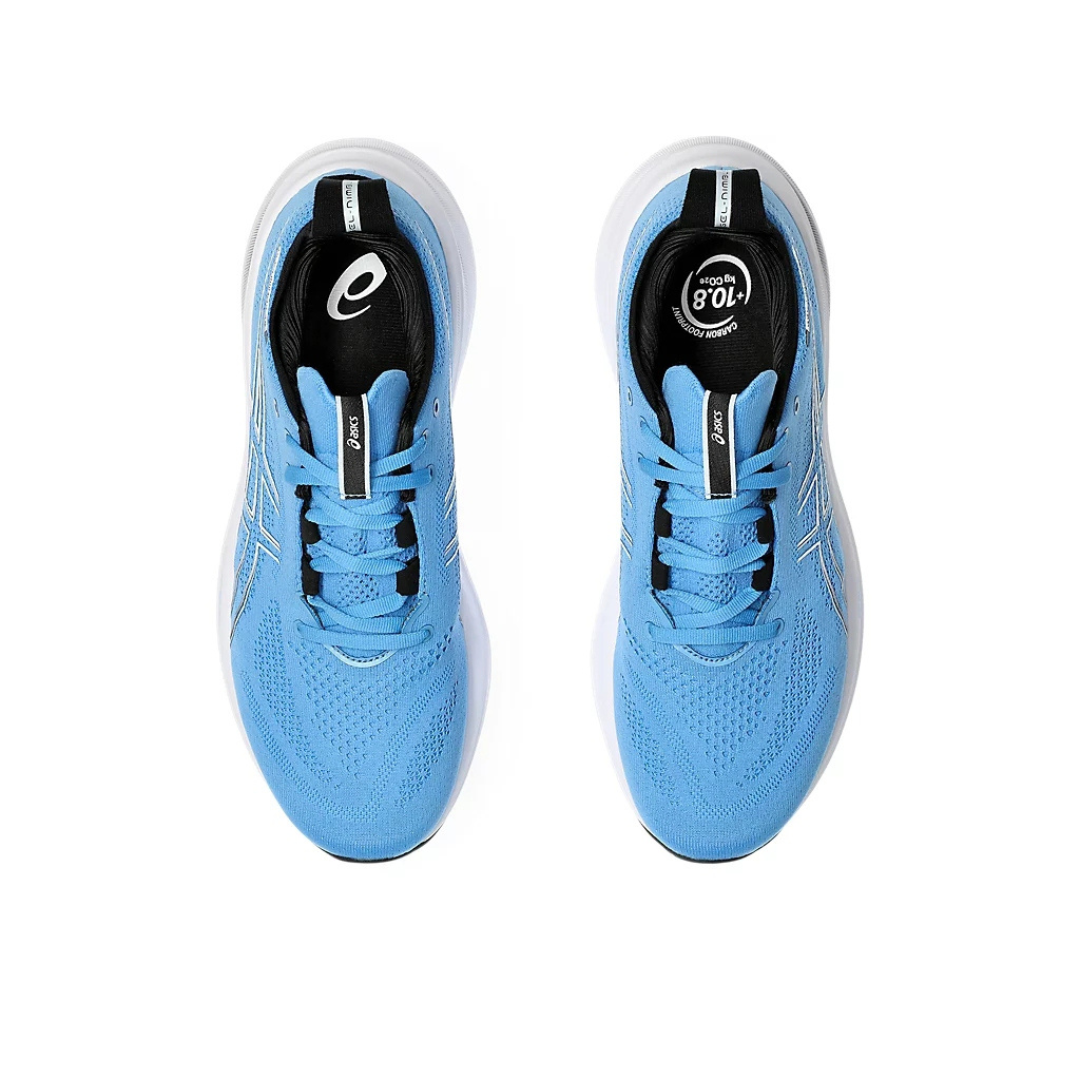 Tênis Asics Gel - Nimbus 26 - Azul com Branco e Preto