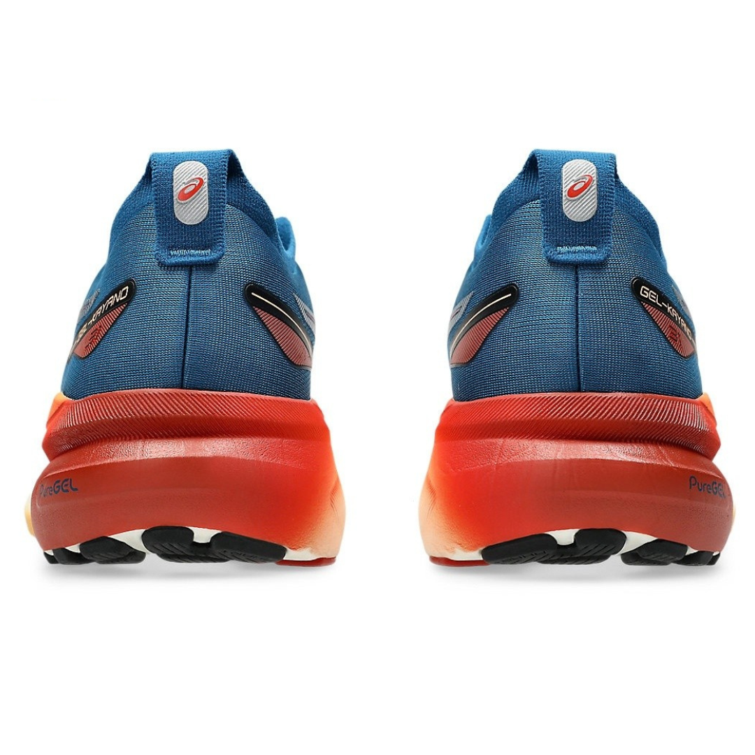 Tênis Asics Gel-Kayano 31 Paris -Platinum - Azul Marinho com Vermelho