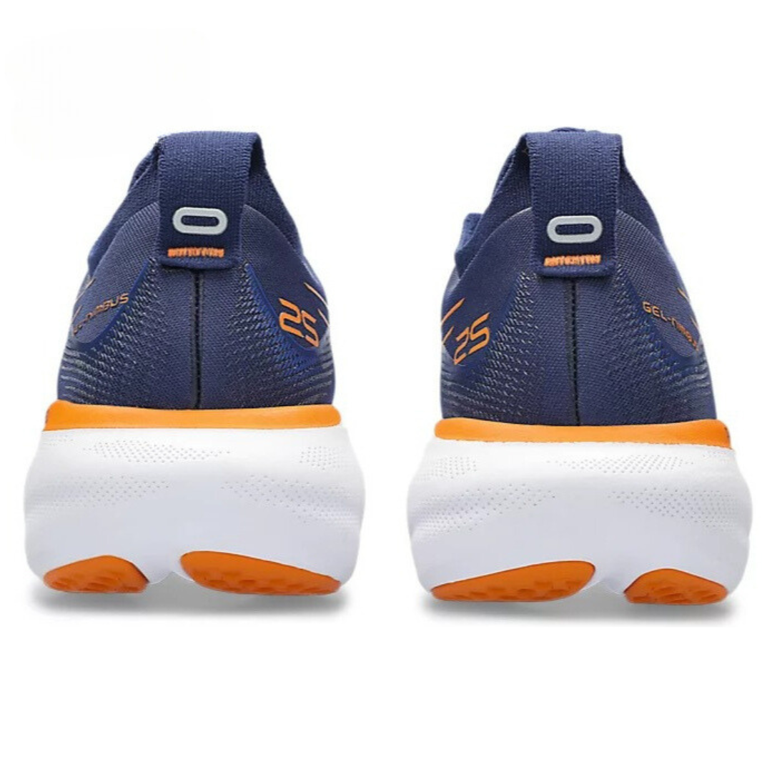 Tênis Asics Gel - Nimbus™ 25 Azul Marinho e Laranja