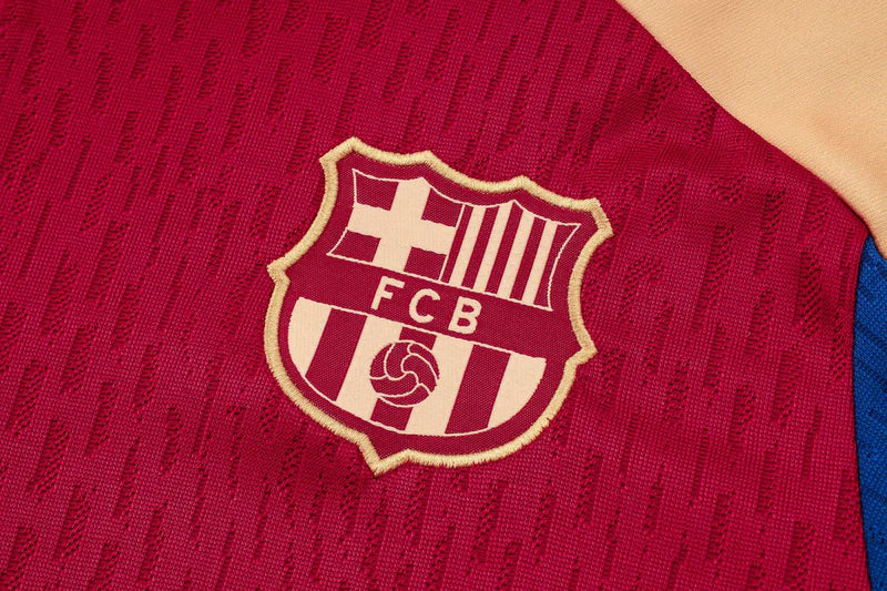 Conjunto Barcelona Zíper Curto Vermelho