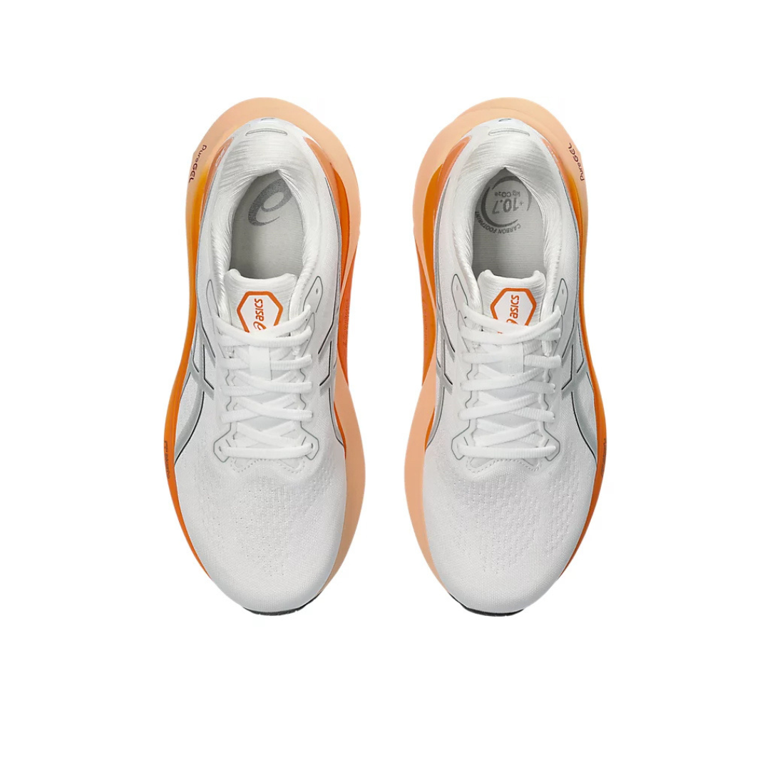Tênis Asics Gel-Kayano 30 - Branco e Laranja