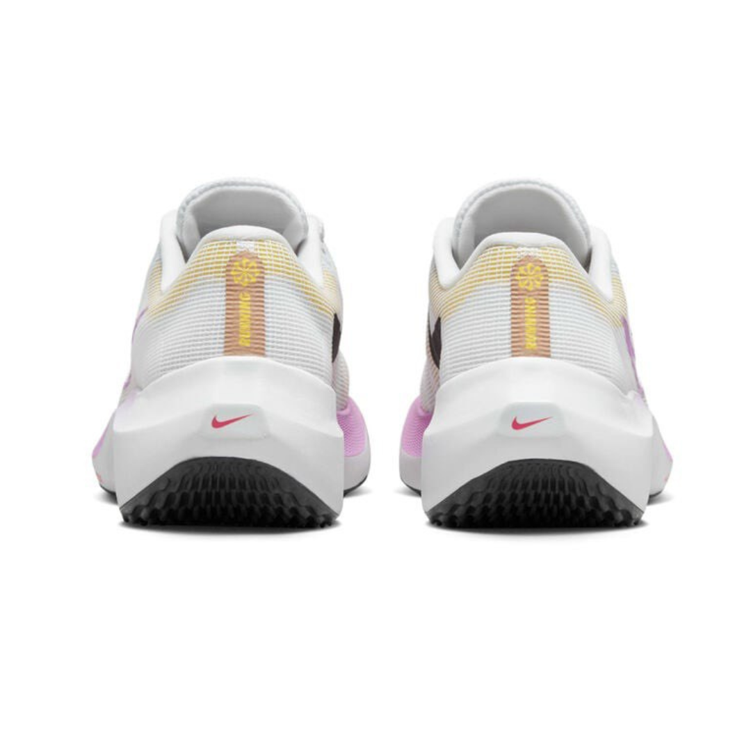Tênis Nike Zoom Fly 5 Branco com Amarelo e Lilas