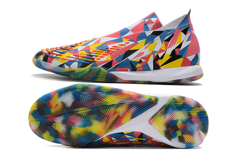 Chuteira Adidas Predator Edge + Futsal Geometric