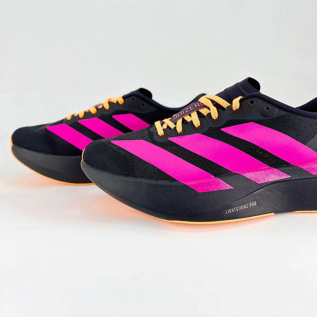 Tênis Adidas Adizero EVO SL - Preto/Rosa/Laranja