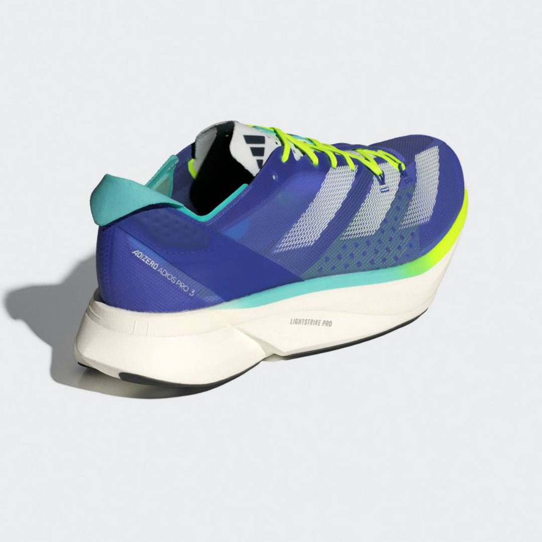 Tênis Adidas Adizero Adios Pro 3 - Azul Royal/Verde Neon