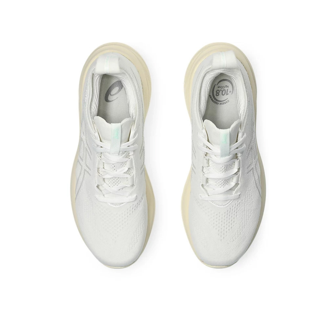 Tênis Asics Gel - Nimbus 26 - Branco com Creme