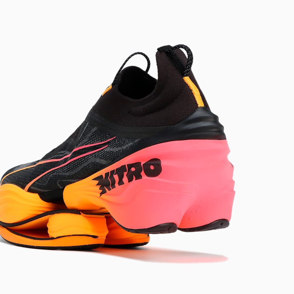 Tênis Puma Fast-RB Nitro Elite - Preto/Laranja/Rosa