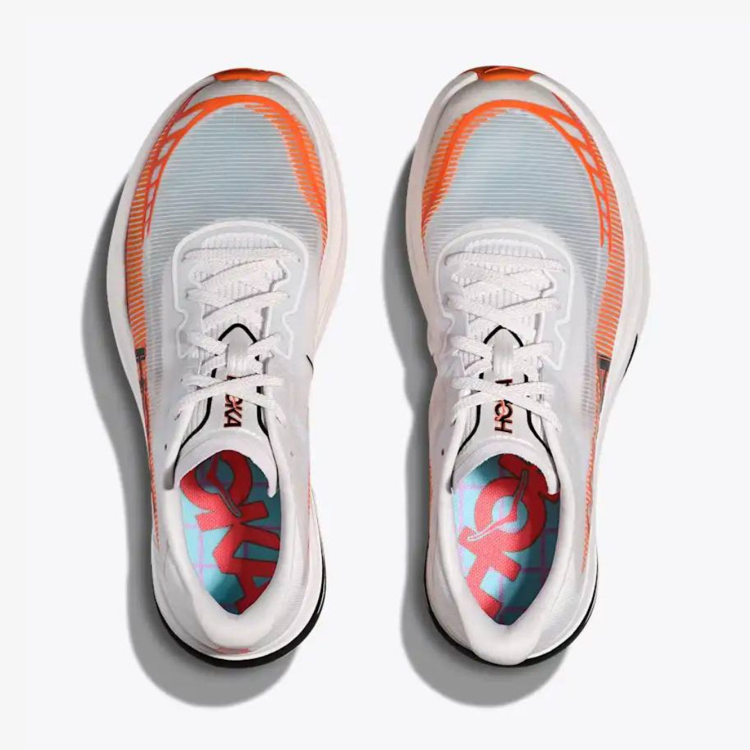 Tênis Hoka Cielo X1 2.0 Unissex - Branco/Vermelho