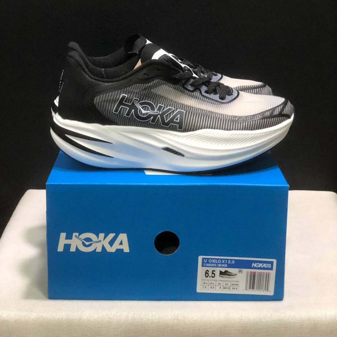 Tênis Hoka Cielo X1 2.0 Unissex - Preto/Branco