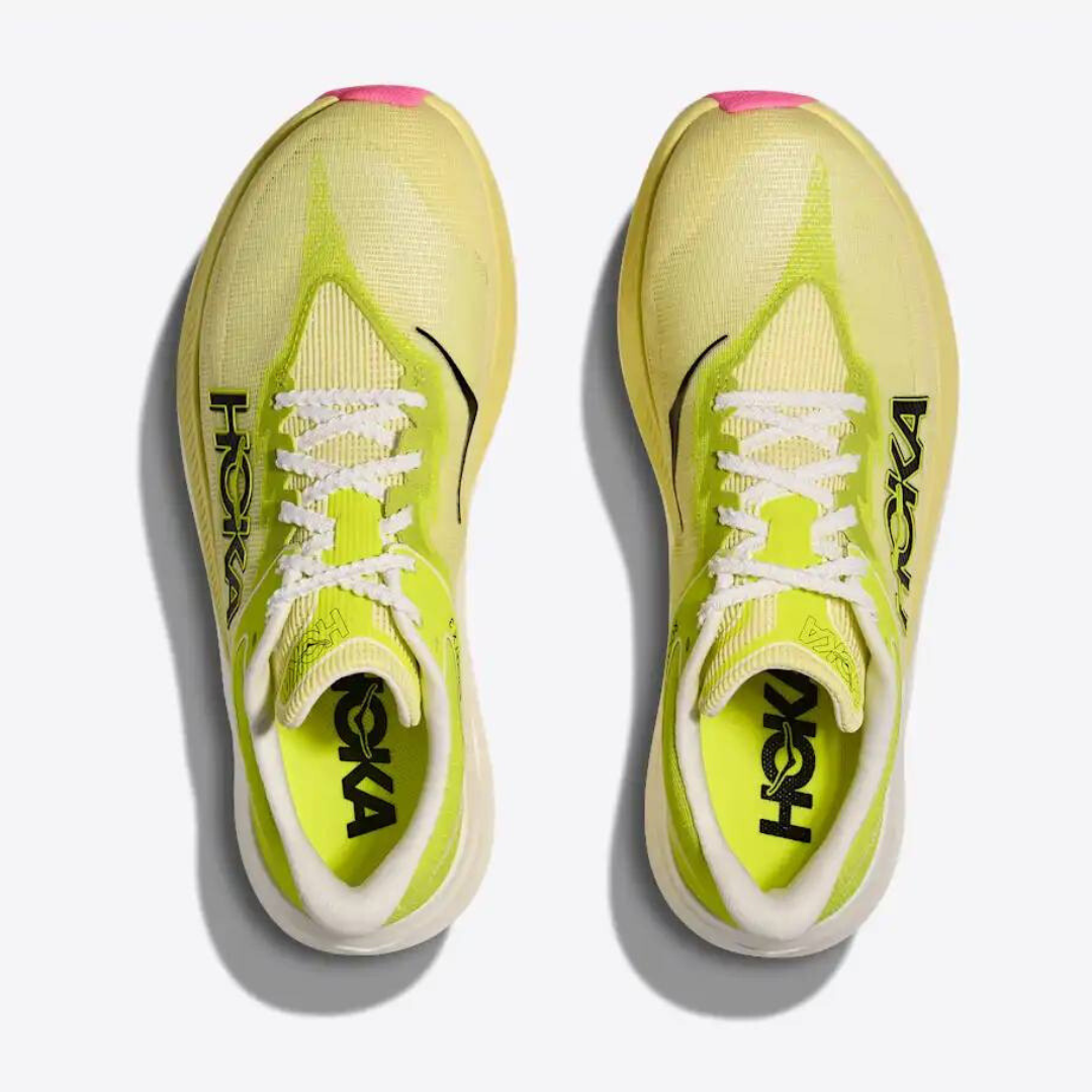 Tênis Hoka Rocket X 3 Unissex - Sunlight/Neon Hoka Citrus