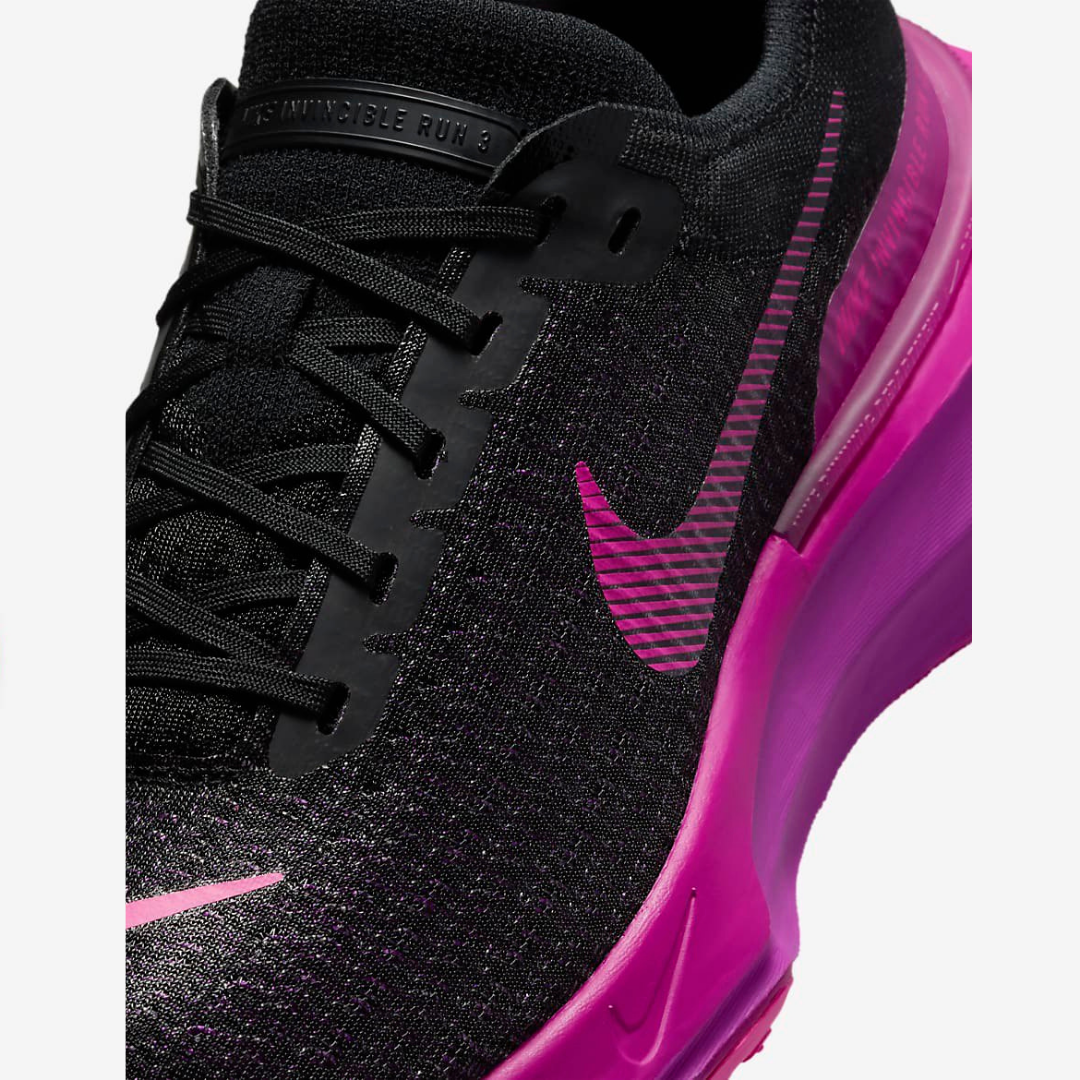 Tênis Nike Invincible Run 3 Preto e Roxo