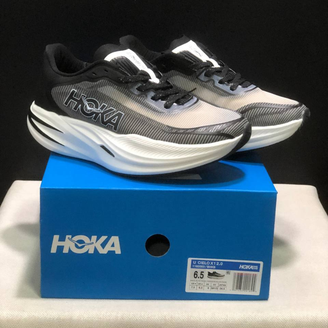 Tênis Hoka Cielo X1 2.0 Unissex - Preto/Branco
