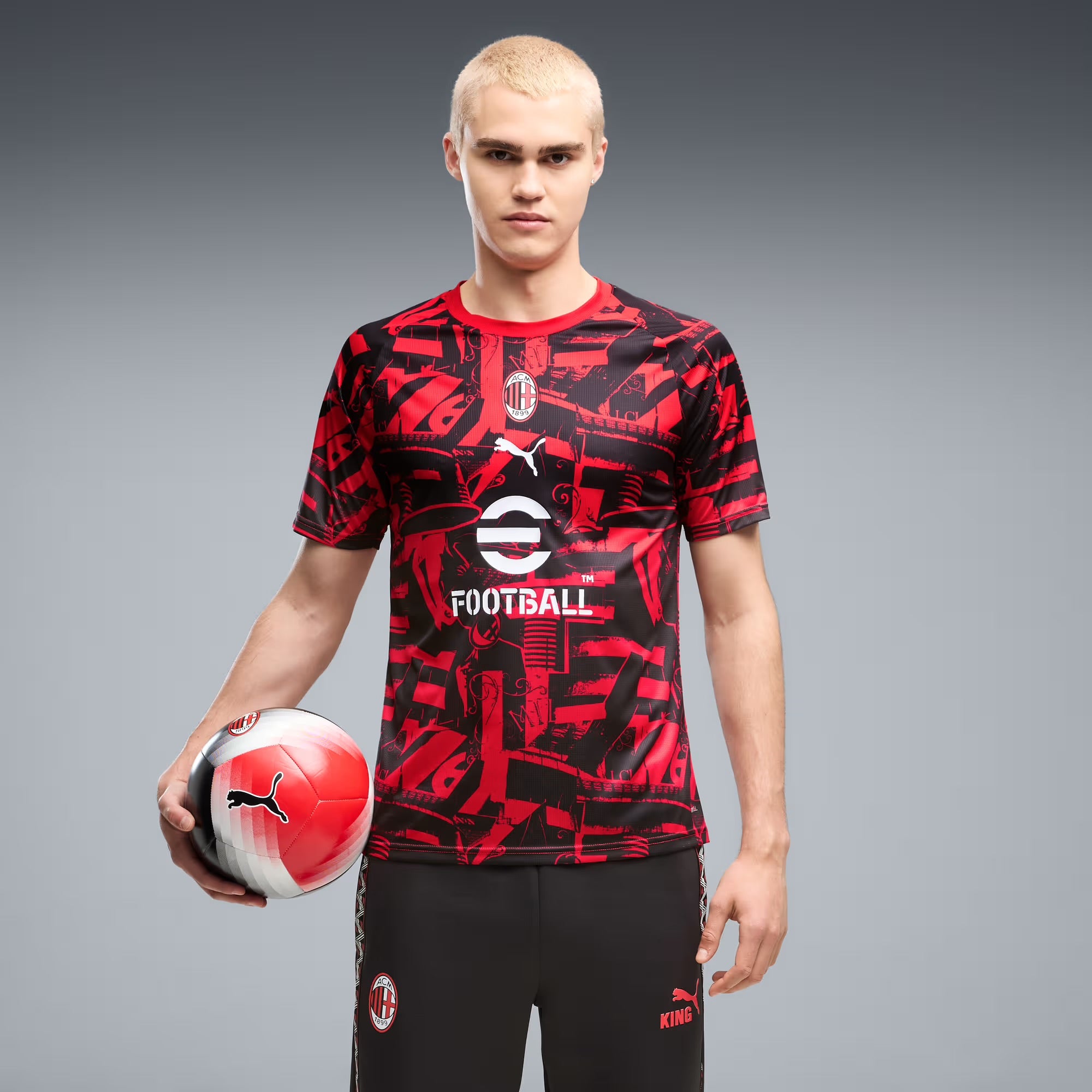 Camisa Pré-Jogo AC Milan 2026/27 Torcedor