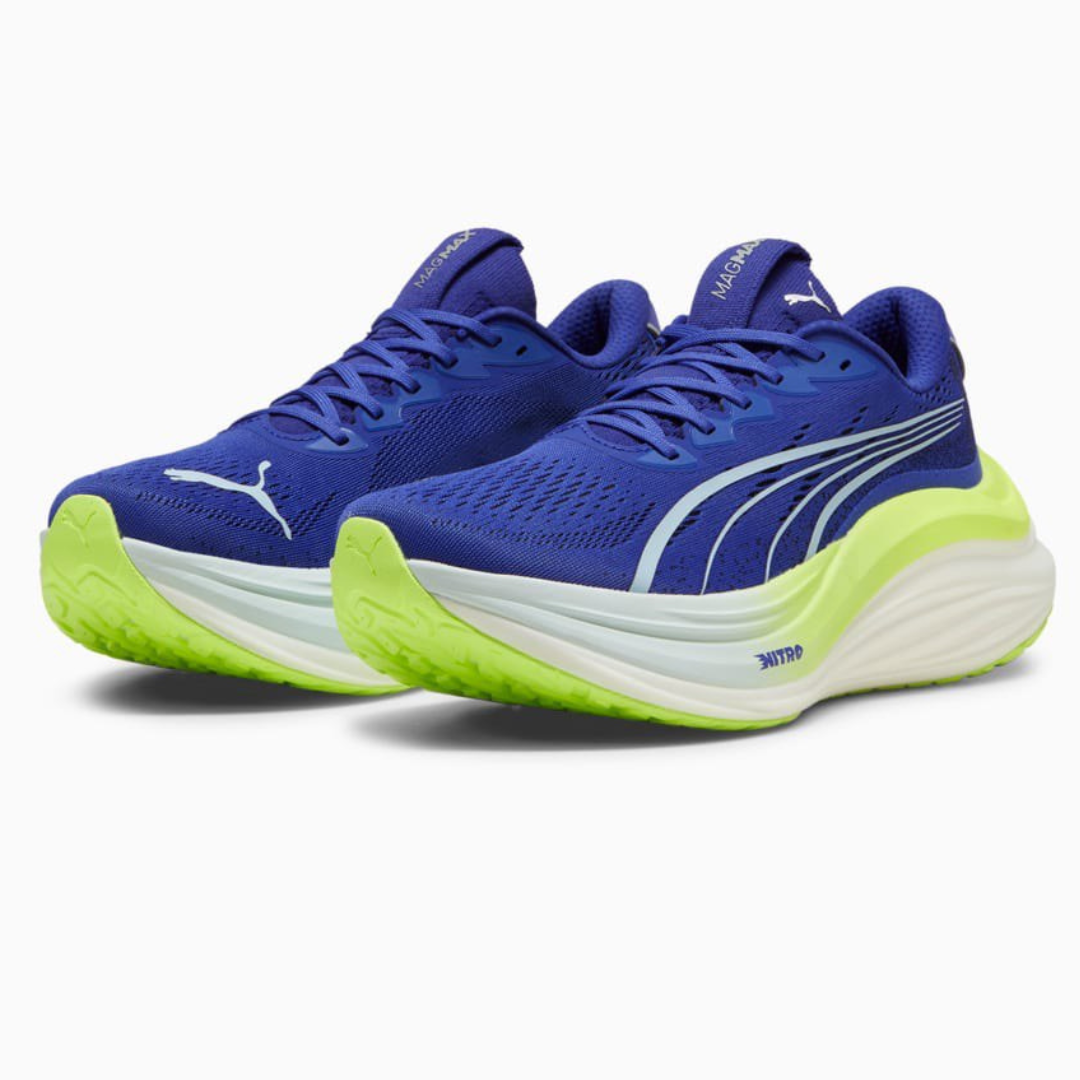 Tênis Puma MagMax NITRO - Azul com Verde