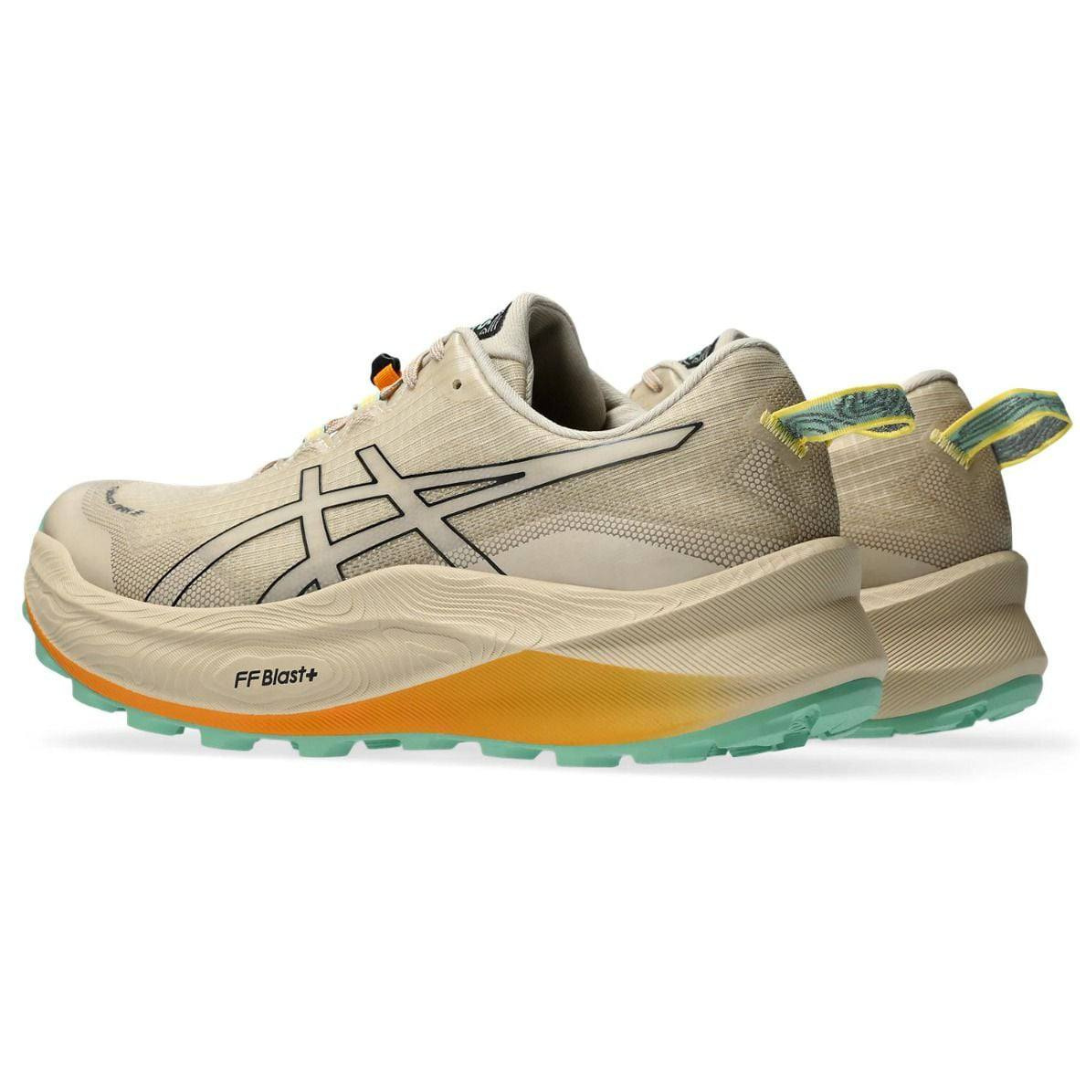 Tênis Asics Trabuco Max 3 - Bege/Laranja/Verde