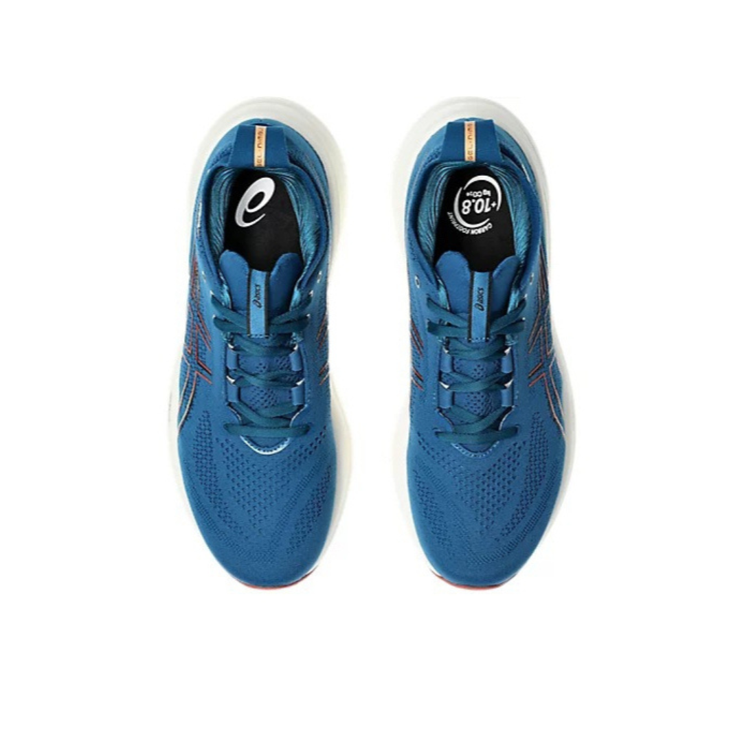 Tênis Asics Gel - Nimbus 26 - Azul com Branco e Vermelho