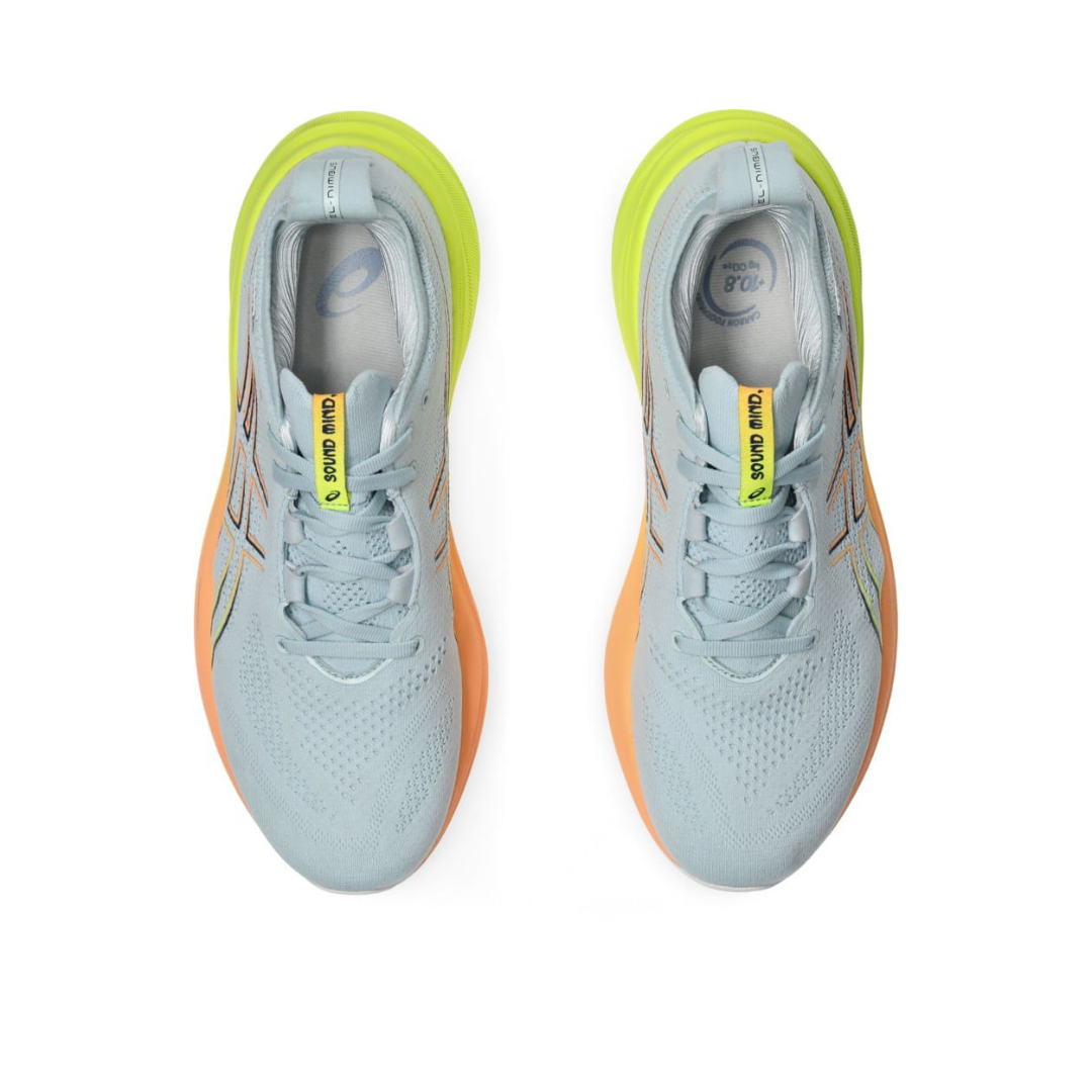 Tênis Asics Gel - Nimbus 26 Paris - Azul Claro/Amarelo
