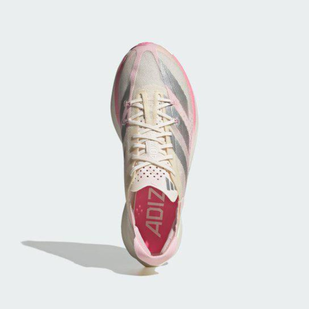 Tênis Adidas Adizero Adios Pro 3 - Branco/Rosa Claro