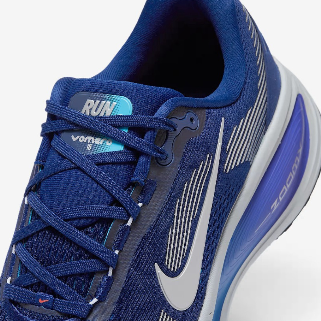 Tênis Nike Vomero 18 - Azul/Cinza Metálico