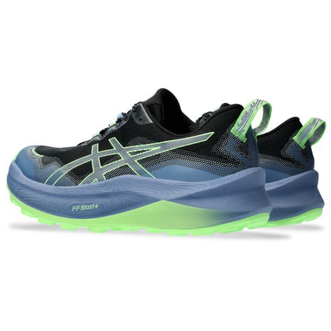 Tênis Asics Trabuco Max 3 - Preto/Azul/Verde