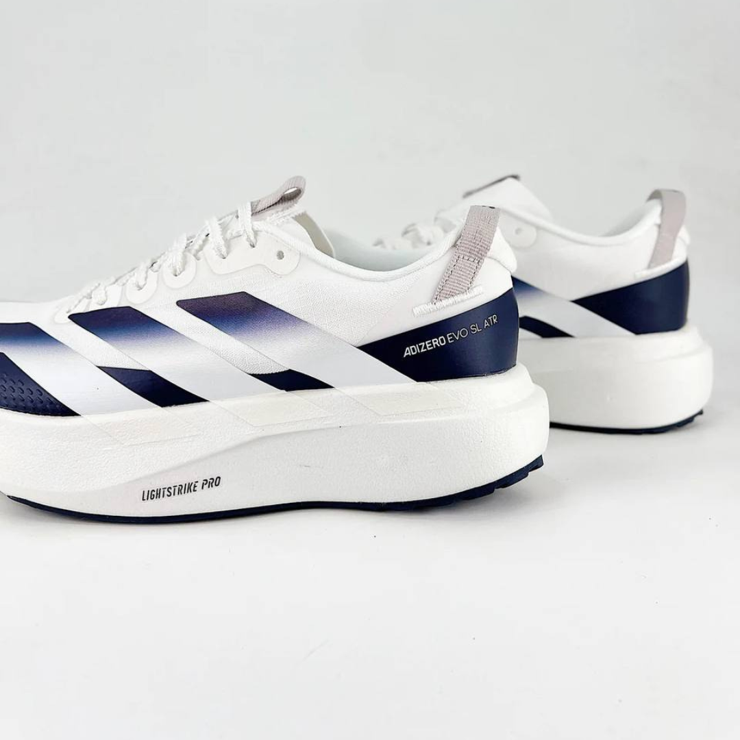 Tênis Adidas Adizero EVO SL ATR - Branco/Azul Marinho