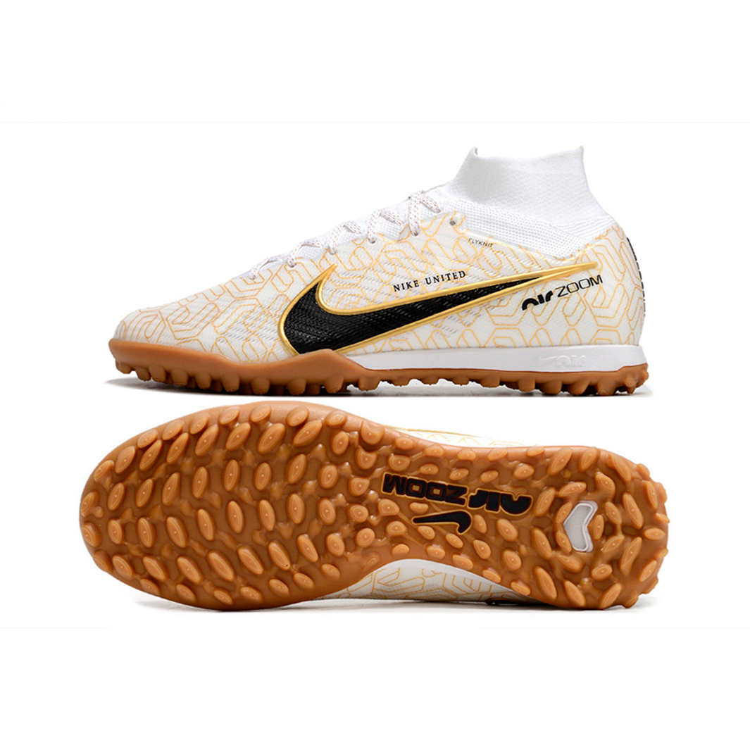 Chuteira Nike Air Zoom Mercurial Superfly 9 Society Elite United Golden